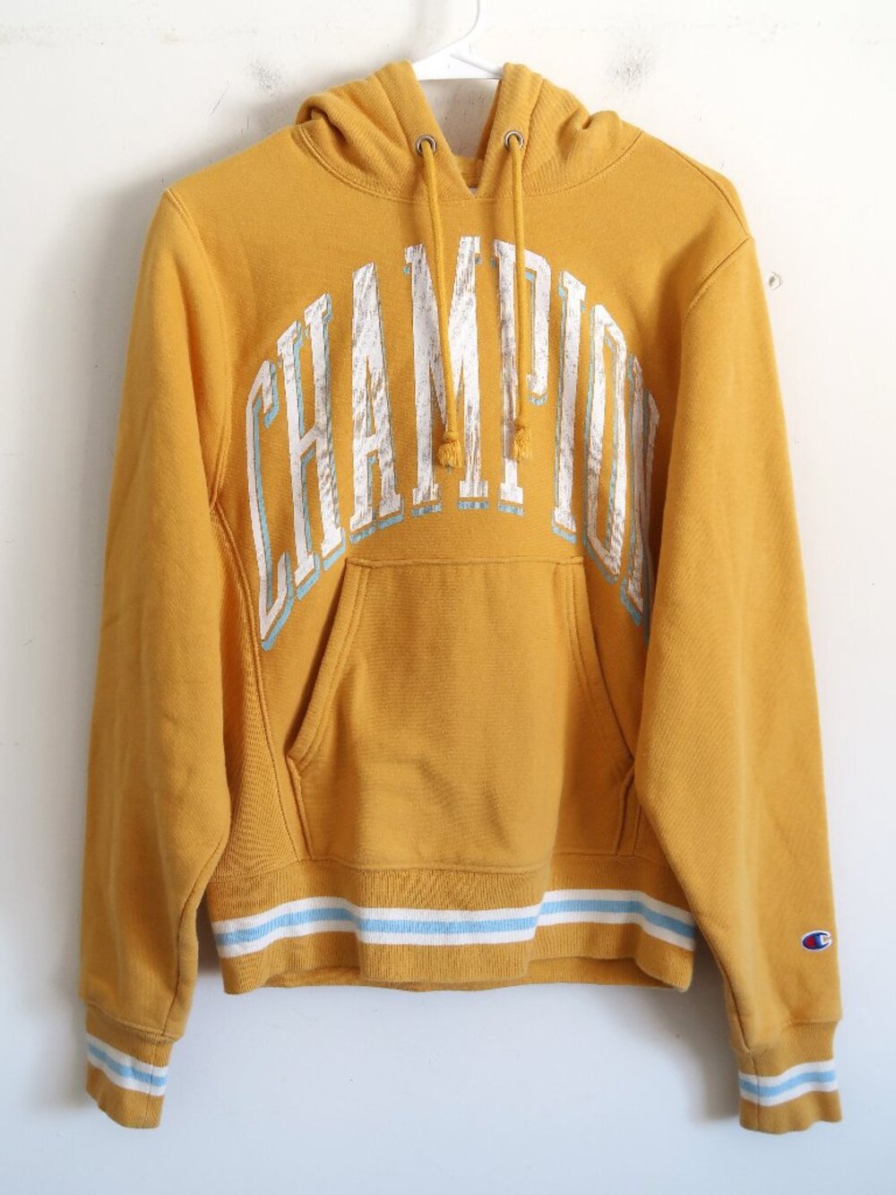 Champion Reverse Weave Yellow Sweatshirt - Size XS